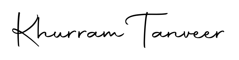 You can use this online signature creator to create a handwritten signature for the name Khurram Tanveer. This is the best online autograph maker. Khurram Tanveer signature style 10 images and pictures png