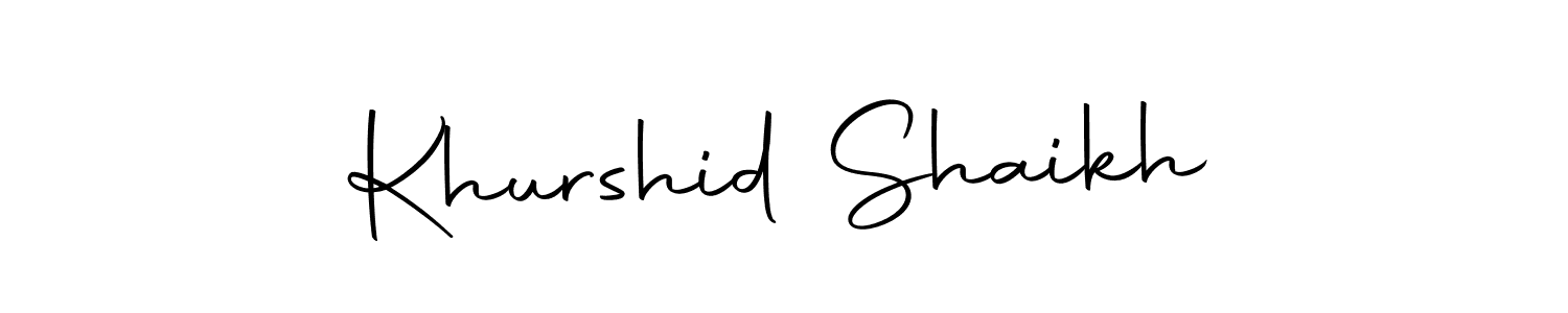 This is the best signature style for the Khurshid Shaikh name. Also you like these signature font (Autography-DOLnW). Mix name signature. Khurshid Shaikh signature style 10 images and pictures png
