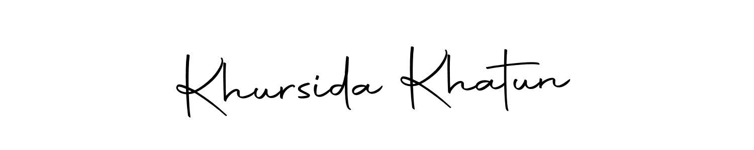 You should practise on your own different ways (Autography-DOLnW) to write your name (Khursida Khatun) in signature. don't let someone else do it for you. Khursida Khatun signature style 10 images and pictures png