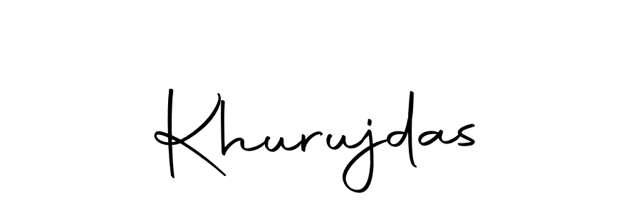 Make a beautiful signature design for name Khurujdas. Use this online signature maker to create a handwritten signature for free. Khurujdas signature style 10 images and pictures png