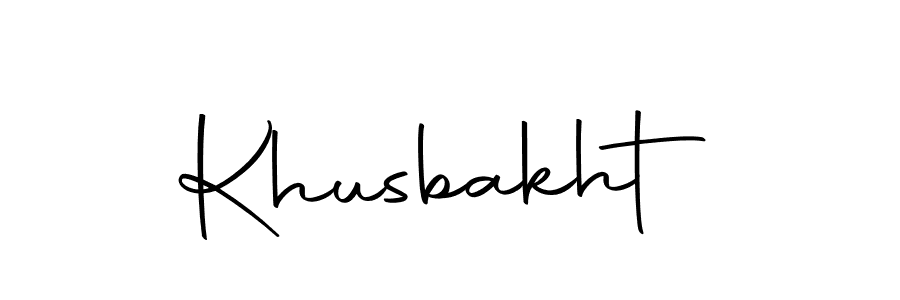 if you are searching for the best signature style for your name Khusbakht. so please give up your signature search. here we have designed multiple signature styles  using Autography-DOLnW. Khusbakht signature style 10 images and pictures png