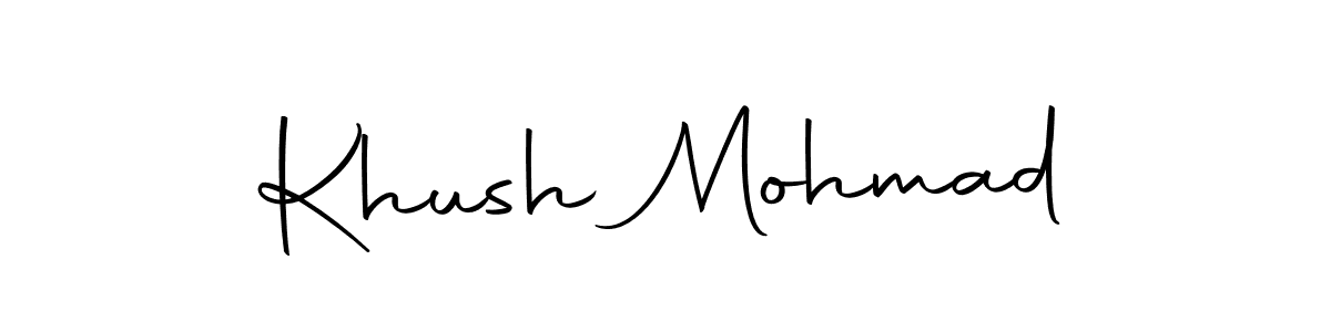 Autography-DOLnW is a professional signature style that is perfect for those who want to add a touch of class to their signature. It is also a great choice for those who want to make their signature more unique. Get Khush Mohmad name to fancy signature for free. Khush Mohmad signature style 10 images and pictures png