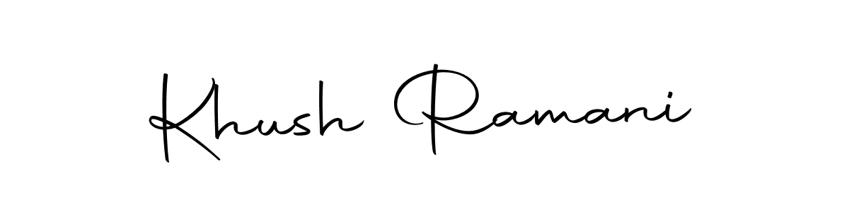 Once you've used our free online signature maker to create your best signature Autography-DOLnW style, it's time to enjoy all of the benefits that Khush Ramani name signing documents. Khush Ramani signature style 10 images and pictures png