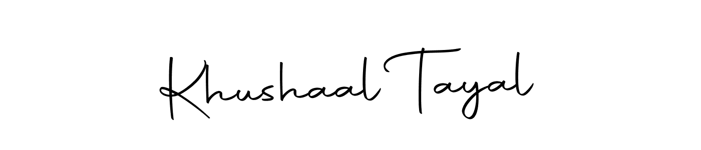Khushaal Tayal stylish signature style. Best Handwritten Sign (Autography-DOLnW) for my name. Handwritten Signature Collection Ideas for my name Khushaal Tayal. Khushaal Tayal signature style 10 images and pictures png