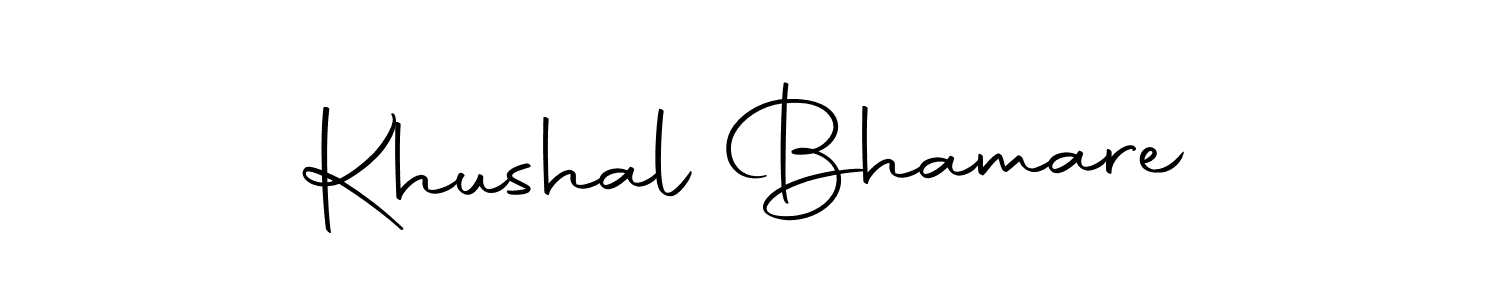 It looks lik you need a new signature style for name Khushal Bhamare. Design unique handwritten (Autography-DOLnW) signature with our free signature maker in just a few clicks. Khushal Bhamare signature style 10 images and pictures png