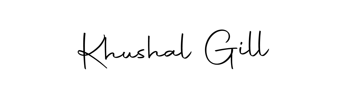 This is the best signature style for the Khushal Gill name. Also you like these signature font (Autography-DOLnW). Mix name signature. Khushal Gill signature style 10 images and pictures png