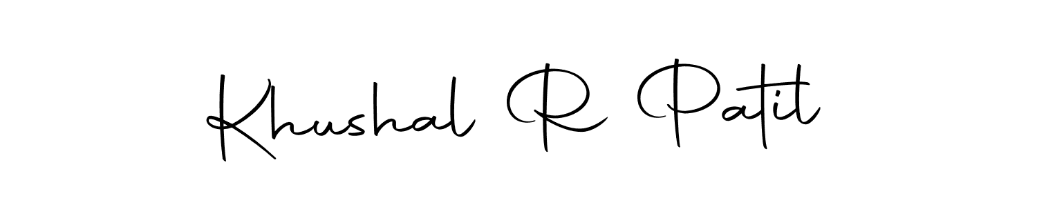 Design your own signature with our free online signature maker. With this signature software, you can create a handwritten (Autography-DOLnW) signature for name Khushal R Patil. Khushal R Patil signature style 10 images and pictures png