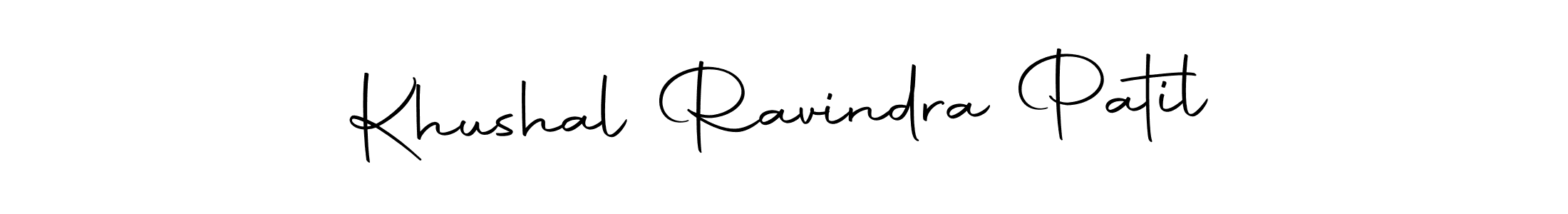 Use a signature maker to create a handwritten signature online. With this signature software, you can design (Autography-DOLnW) your own signature for name Khushal Ravindra Patil. Khushal Ravindra Patil signature style 10 images and pictures png