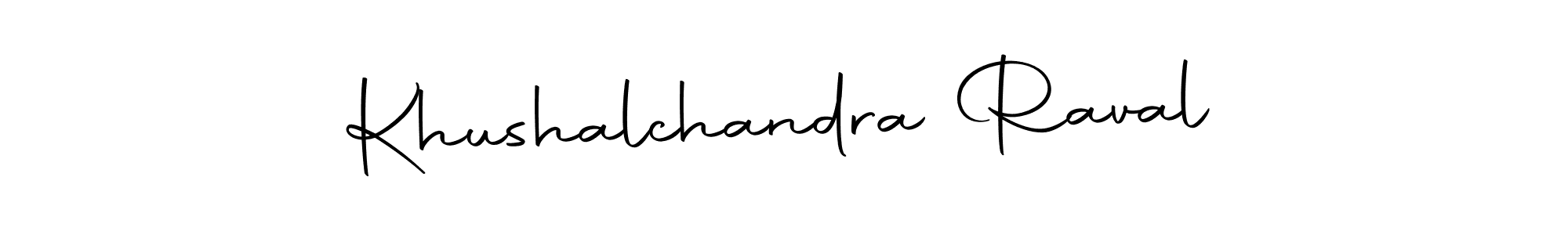 Here are the top 10 professional signature styles for the name Khushalchandra Raval. These are the best autograph styles you can use for your name. Khushalchandra Raval signature style 10 images and pictures png