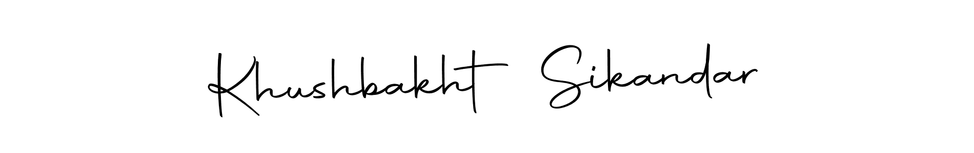 Here are the top 10 professional signature styles for the name Khushbakht Sikandar. These are the best autograph styles you can use for your name. Khushbakht Sikandar signature style 10 images and pictures png