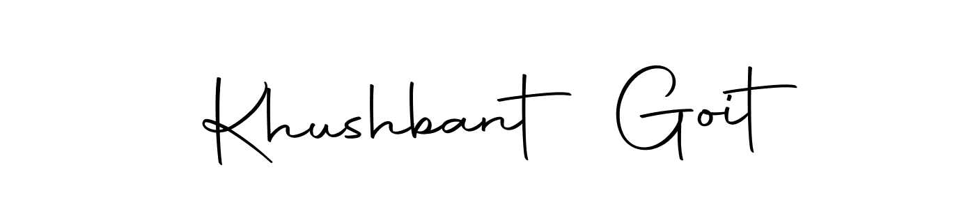Similarly Autography-DOLnW is the best handwritten signature design. Signature creator online .You can use it as an online autograph creator for name Khushbant Goit. Khushbant Goit signature style 10 images and pictures png