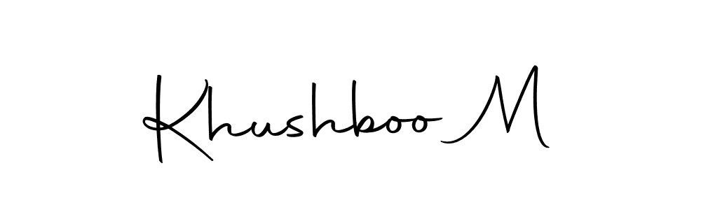 Here are the top 10 professional signature styles for the name Khushboo M. These are the best autograph styles you can use for your name. Khushboo M signature style 10 images and pictures png