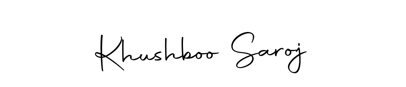 Here are the top 10 professional signature styles for the name Khushboo Saroj. These are the best autograph styles you can use for your name. Khushboo Saroj signature style 10 images and pictures png