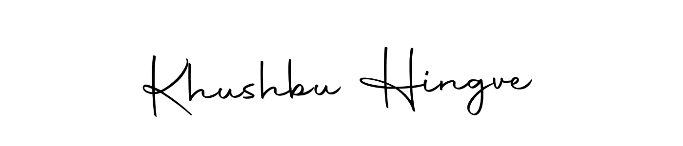 How to make Khushbu Hingve signature? Autography-DOLnW is a professional autograph style. Create handwritten signature for Khushbu Hingve name. Khushbu Hingve signature style 10 images and pictures png