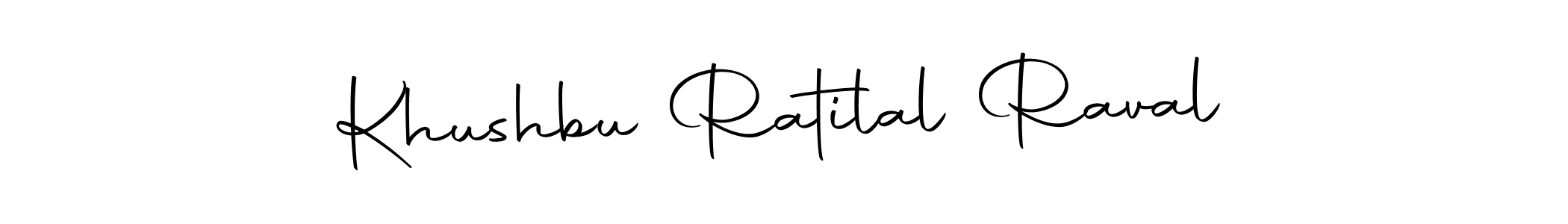 Khushbu Ratilal Raval stylish signature style. Best Handwritten Sign (Autography-DOLnW) for my name. Handwritten Signature Collection Ideas for my name Khushbu Ratilal Raval. Khushbu Ratilal Raval signature style 10 images and pictures png