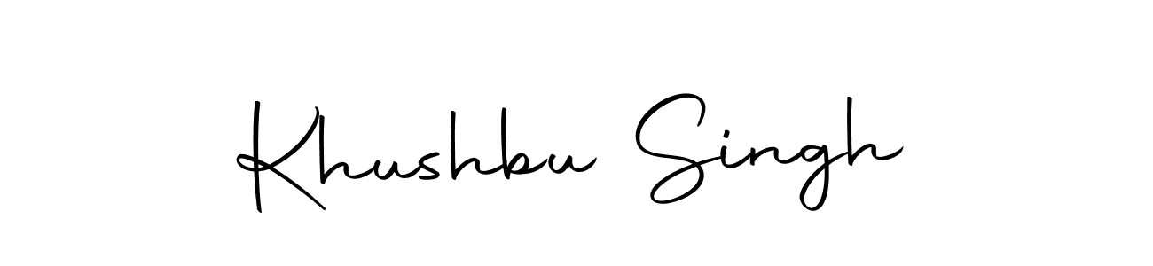 How to make Khushbu Singh signature? Autography-DOLnW is a professional autograph style. Create handwritten signature for Khushbu Singh name. Khushbu Singh signature style 10 images and pictures png