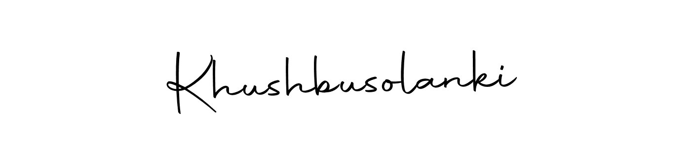 Here are the top 10 professional signature styles for the name Khushbusolanki. These are the best autograph styles you can use for your name. Khushbusolanki signature style 10 images and pictures png
