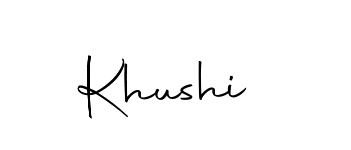 How to make Khushi  signature? Autography-DOLnW is a professional autograph style. Create handwritten signature for Khushi  name. Khushi  signature style 10 images and pictures png