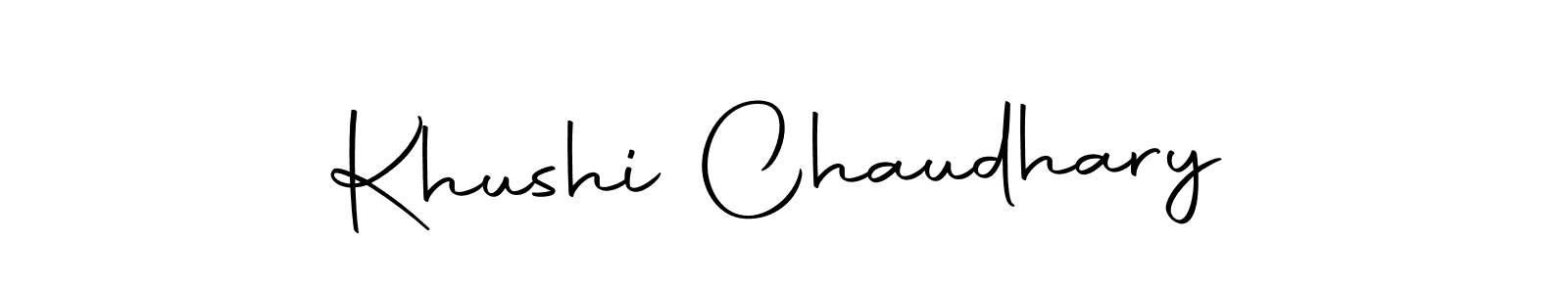 Also we have Khushi Chaudhary name is the best signature style. Create professional handwritten signature collection using Autography-DOLnW autograph style. Khushi Chaudhary signature style 10 images and pictures png