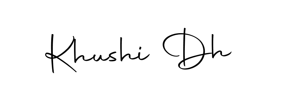 How to Draw Khushi Dh signature style? Autography-DOLnW is a latest design signature styles for name Khushi Dh. Khushi Dh signature style 10 images and pictures png