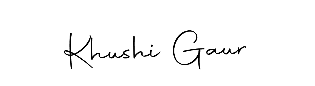 Autography-DOLnW is a professional signature style that is perfect for those who want to add a touch of class to their signature. It is also a great choice for those who want to make their signature more unique. Get Khushi Gaur name to fancy signature for free. Khushi Gaur signature style 10 images and pictures png