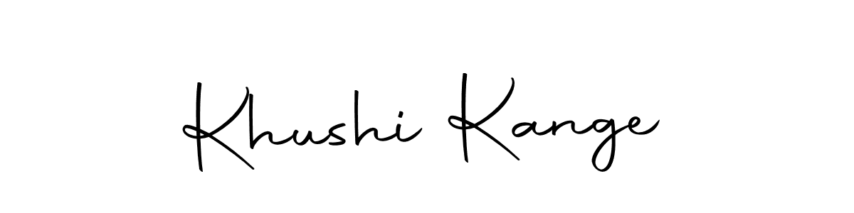 The best way (Autography-DOLnW) to make a short signature is to pick only two or three words in your name. The name Khushi Kange include a total of six letters. For converting this name. Khushi Kange signature style 10 images and pictures png