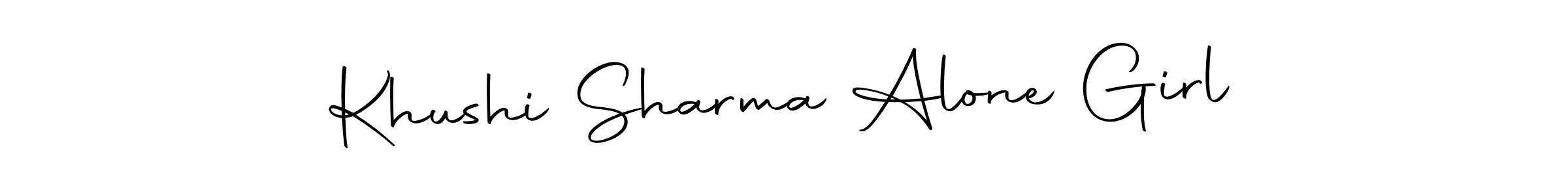 Also You can easily find your signature by using the search form. We will create Khushi Sharma Alone Girl name handwritten signature images for you free of cost using Autography-DOLnW sign style. Khushi Sharma Alone Girl signature style 10 images and pictures png