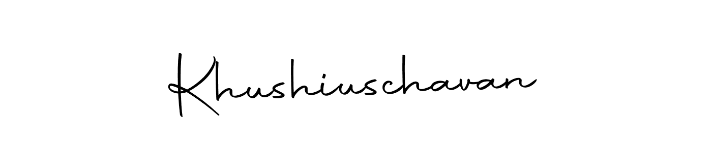 Khushiuschavan stylish signature style. Best Handwritten Sign (Autography-DOLnW) for my name. Handwritten Signature Collection Ideas for my name Khushiuschavan. Khushiuschavan signature style 10 images and pictures png