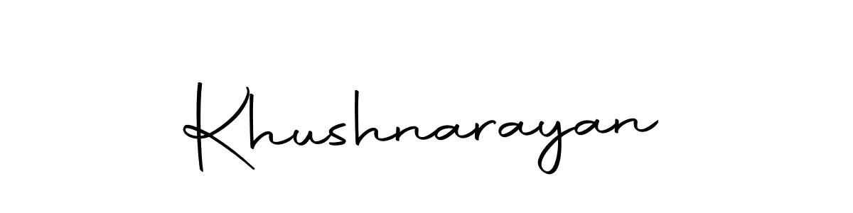 How to make Khushnarayan signature? Autography-DOLnW is a professional autograph style. Create handwritten signature for Khushnarayan name. Khushnarayan signature style 10 images and pictures png