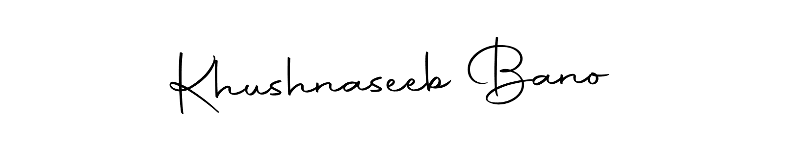 Similarly Autography-DOLnW is the best handwritten signature design. Signature creator online .You can use it as an online autograph creator for name Khushnaseeb Bano. Khushnaseeb Bano signature style 10 images and pictures png
