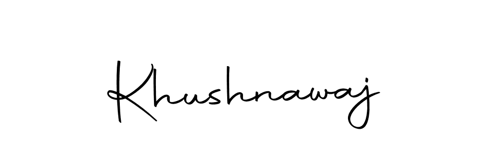 How to make Khushnawaj signature? Autography-DOLnW is a professional autograph style. Create handwritten signature for Khushnawaj name. Khushnawaj signature style 10 images and pictures png