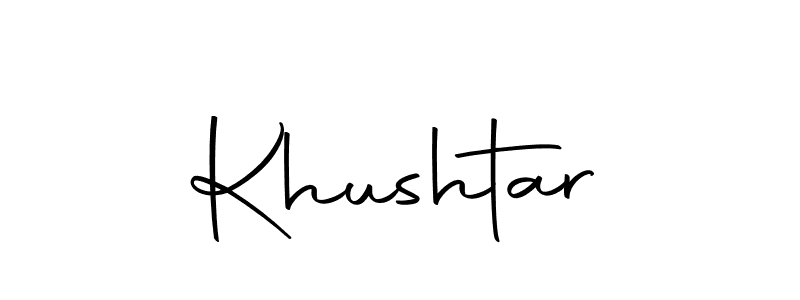 How to make Khushtar signature? Autography-DOLnW is a professional autograph style. Create handwritten signature for Khushtar name. Khushtar signature style 10 images and pictures png
