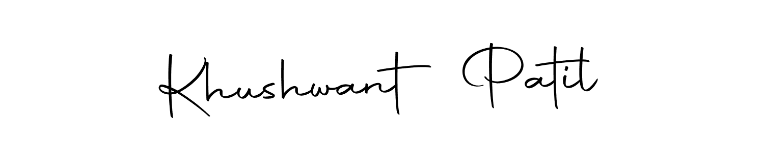 Similarly Autography-DOLnW is the best handwritten signature design. Signature creator online .You can use it as an online autograph creator for name Khushwant Patil. Khushwant Patil signature style 10 images and pictures png
