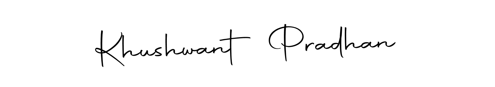 Make a beautiful signature design for name Khushwant Pradhan. With this signature (Autography-DOLnW) style, you can create a handwritten signature for free. Khushwant Pradhan signature style 10 images and pictures png