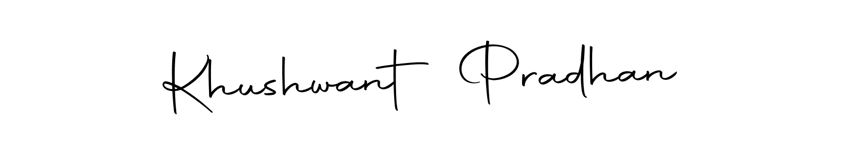 Make a beautiful signature design for name Khushwant Pradhan. With this signature (Autography-DOLnW) style, you can create a handwritten signature for free. Khushwant Pradhan signature style 10 images and pictures png