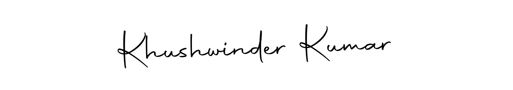 if you are searching for the best signature style for your name Khushwinder Kumar. so please give up your signature search. here we have designed multiple signature styles  using Autography-DOLnW. Khushwinder Kumar signature style 10 images and pictures png