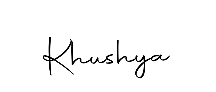 How to make Khushya name signature. Use Autography-DOLnW style for creating short signs online. This is the latest handwritten sign. Khushya signature style 10 images and pictures png