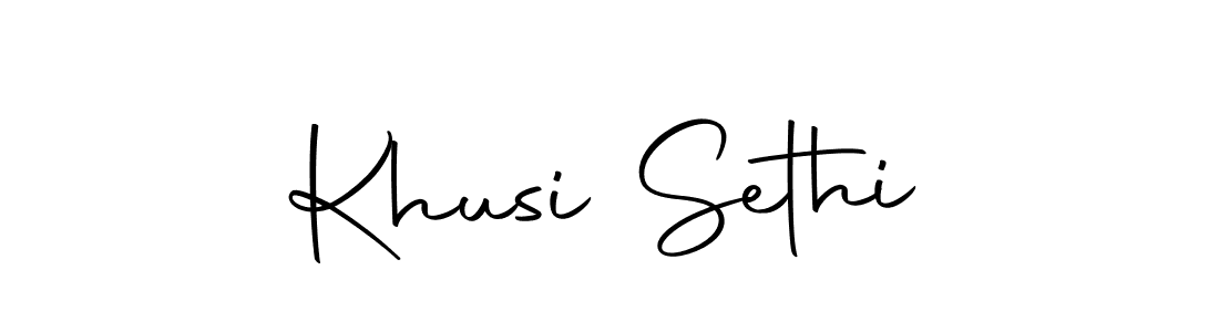 Once you've used our free online signature maker to create your best signature Autography-DOLnW style, it's time to enjoy all of the benefits that Khusi Sethi name signing documents. Khusi Sethi signature style 10 images and pictures png