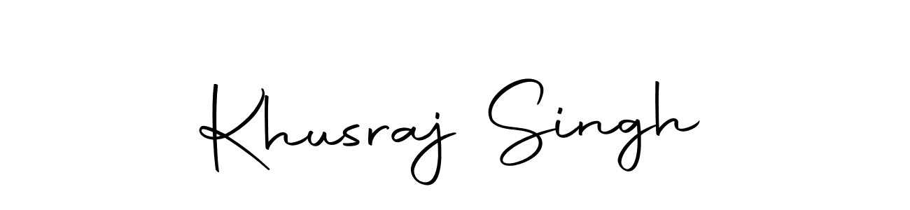 Use a signature maker to create a handwritten signature online. With this signature software, you can design (Autography-DOLnW) your own signature for name Khusraj Singh. Khusraj Singh signature style 10 images and pictures png