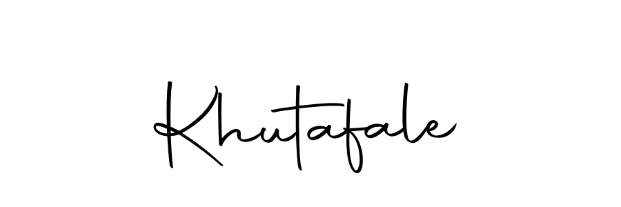 Here are the top 10 professional signature styles for the name Khutafale. These are the best autograph styles you can use for your name. Khutafale signature style 10 images and pictures png