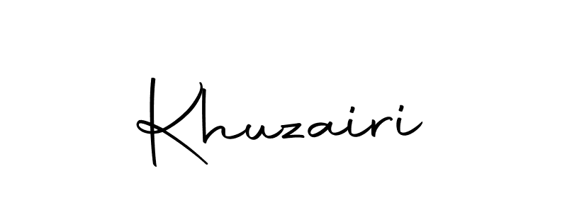 Khuzairi stylish signature style. Best Handwritten Sign (Autography-DOLnW) for my name. Handwritten Signature Collection Ideas for my name Khuzairi. Khuzairi signature style 10 images and pictures png