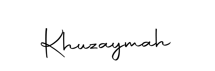 You should practise on your own different ways (Autography-DOLnW) to write your name (Khuzaymah) in signature. don't let someone else do it for you. Khuzaymah signature style 10 images and pictures png