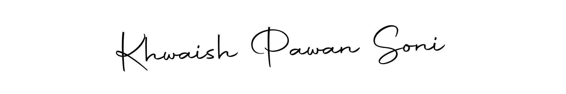 Khwaish Pawan Soni stylish signature style. Best Handwritten Sign (Autography-DOLnW) for my name. Handwritten Signature Collection Ideas for my name Khwaish Pawan Soni. Khwaish Pawan Soni signature style 10 images and pictures png