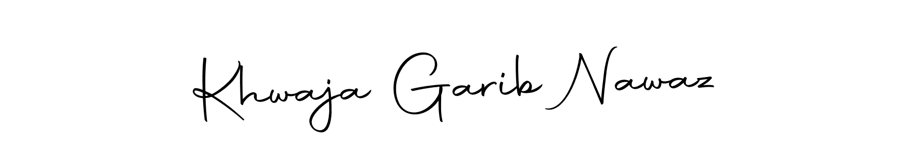 Make a beautiful signature design for name Khwaja Garib Nawaz. With this signature (Autography-DOLnW) style, you can create a handwritten signature for free. Khwaja Garib Nawaz signature style 10 images and pictures png