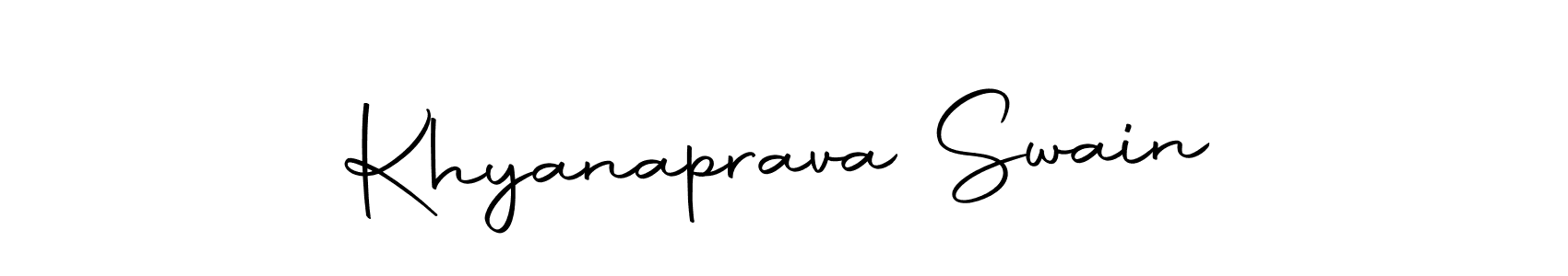 Make a short Khyanaprava Swain signature style. Manage your documents anywhere anytime using Autography-DOLnW. Create and add eSignatures, submit forms, share and send files easily. Khyanaprava Swain signature style 10 images and pictures png