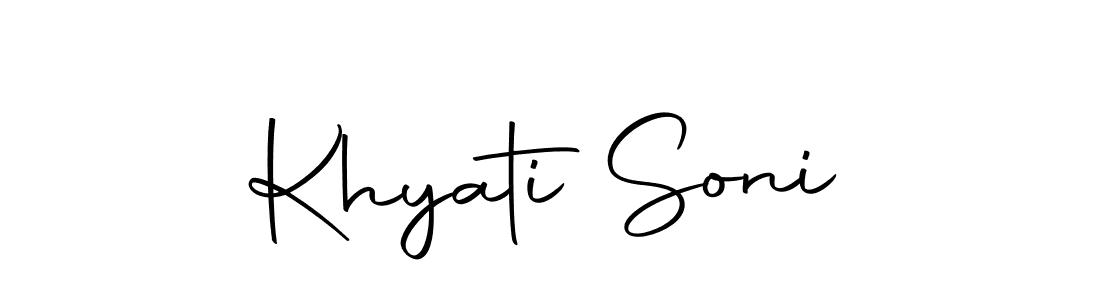 How to make Khyati Soni signature? Autography-DOLnW is a professional autograph style. Create handwritten signature for Khyati Soni name. Khyati Soni signature style 10 images and pictures png