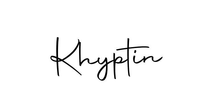 Make a beautiful signature design for name Khyptin. Use this online signature maker to create a handwritten signature for free. Khyptin signature style 10 images and pictures png