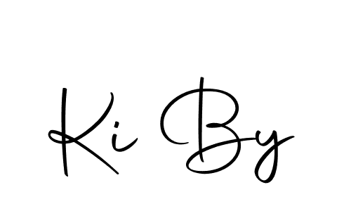 Ki By stylish signature style. Best Handwritten Sign (Autography-DOLnW) for my name. Handwritten Signature Collection Ideas for my name Ki By. Ki By signature style 10 images and pictures png