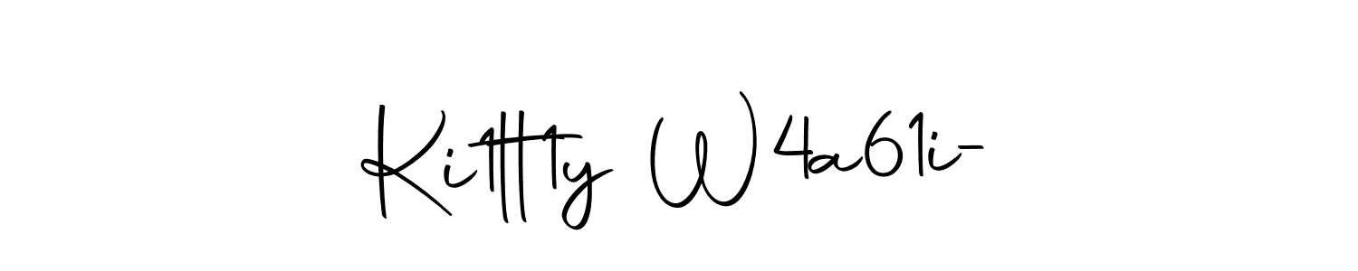 How to make Ki1tt1y W4a61i- signature? Autography-DOLnW is a professional autograph style. Create handwritten signature for Ki1tt1y W4a61i- name. Ki1tt1y W4a61i- signature style 10 images and pictures png