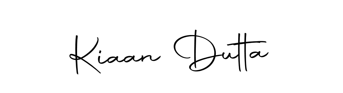 Create a beautiful signature design for name Kiaan Dutta. With this signature (Autography-DOLnW) fonts, you can make a handwritten signature for free. Kiaan Dutta signature style 10 images and pictures png